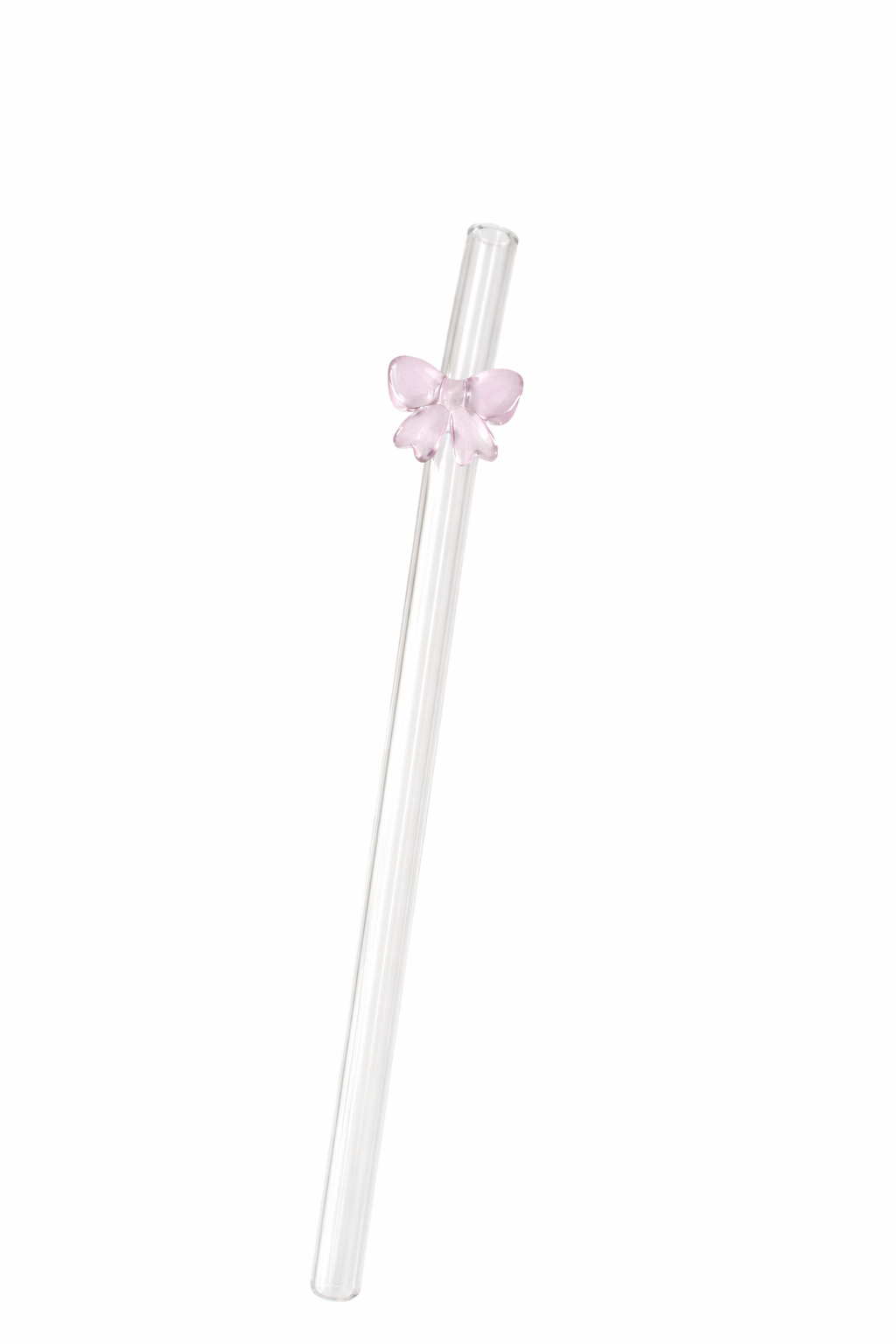 Bow - Glas Trinkhalm Set