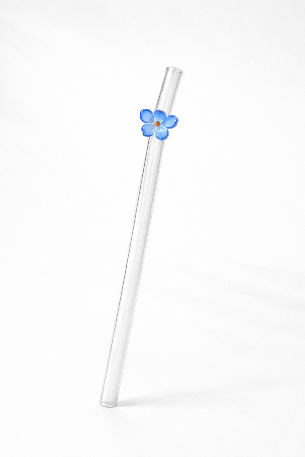 Bloom - Glas Trinkhalm Set