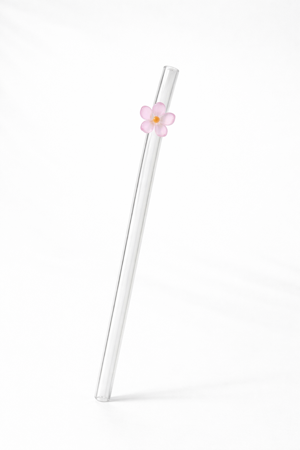 Bloom - Glas Trinkhalm Set