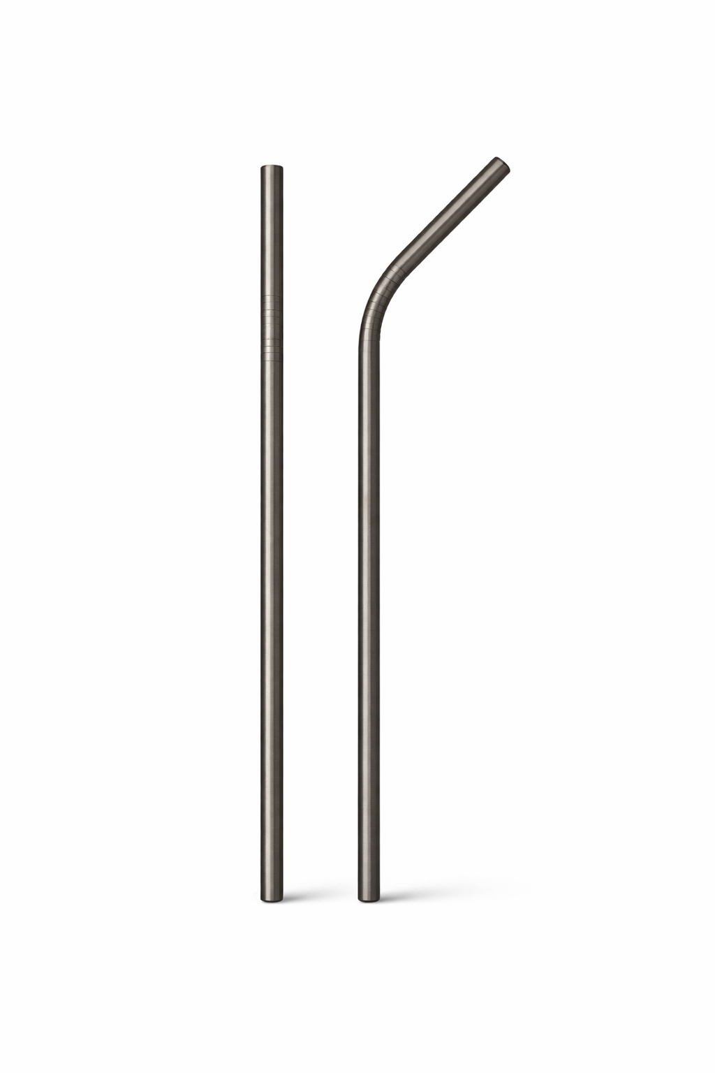 Satin Steel - Edelstahl Trinkhalm Set