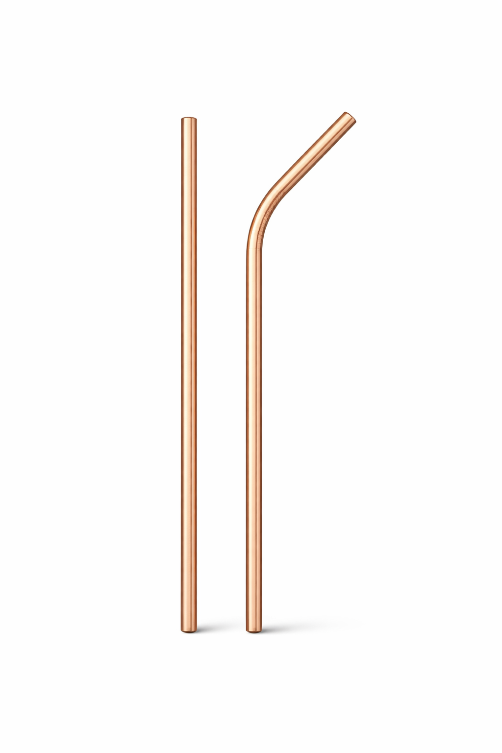 Satin Steel - Edelstahl Trinkhalm Set