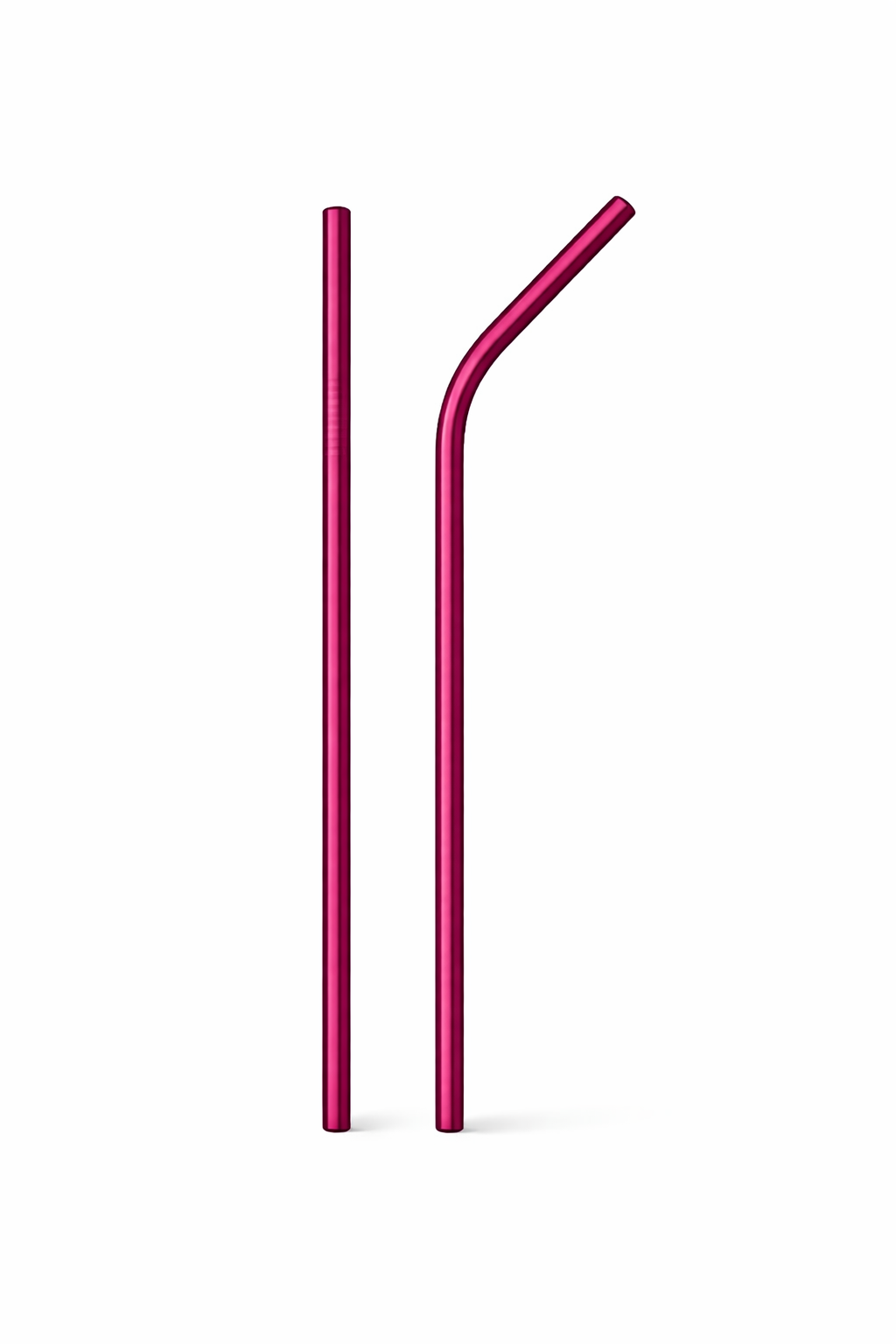 Satin Steel - Edelstahl Trinkhalm Set