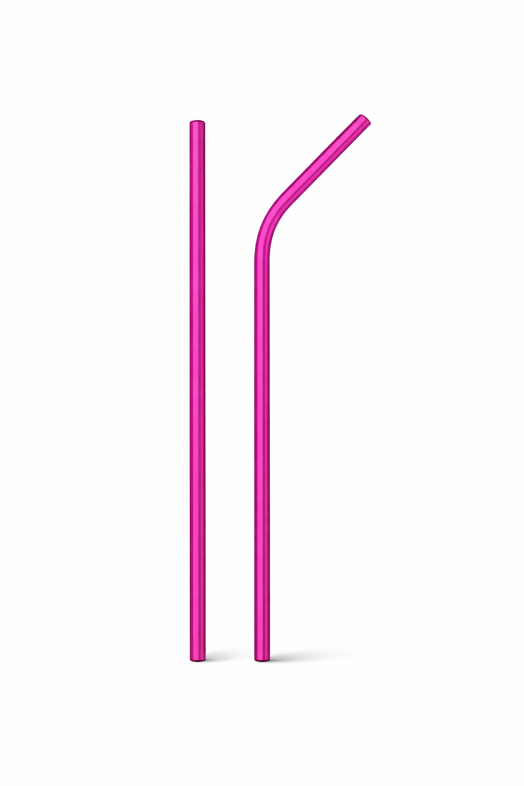 Satin Steel - Edelstahl Trinkhalm Set