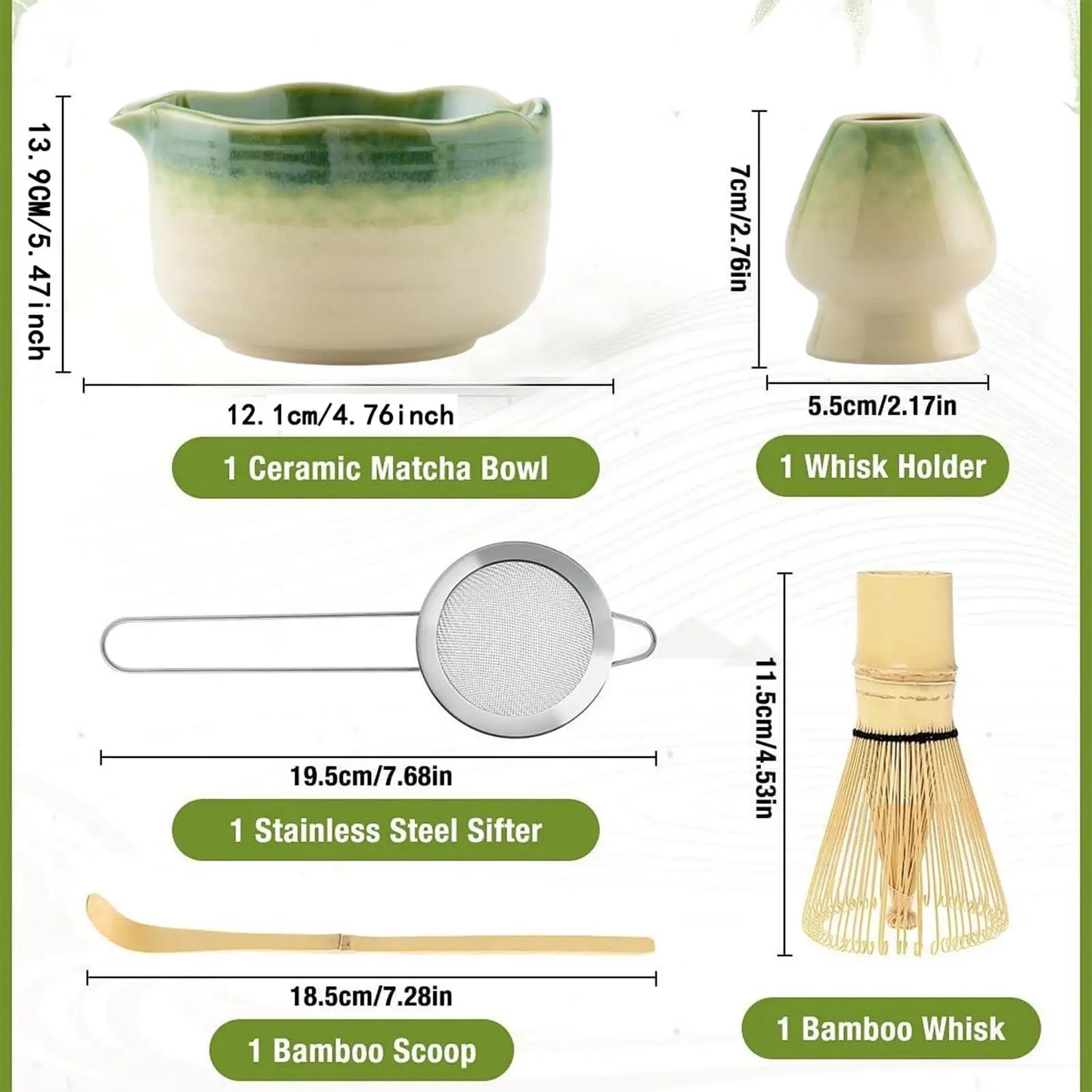 Creamy - Matcha Keramik Set