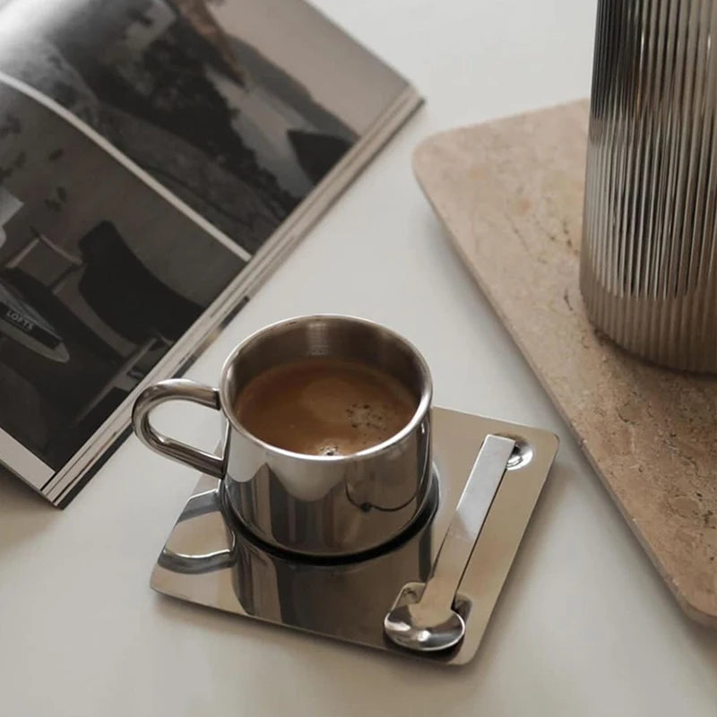 Velvet Steel - Luxury Kaffeebecher Set