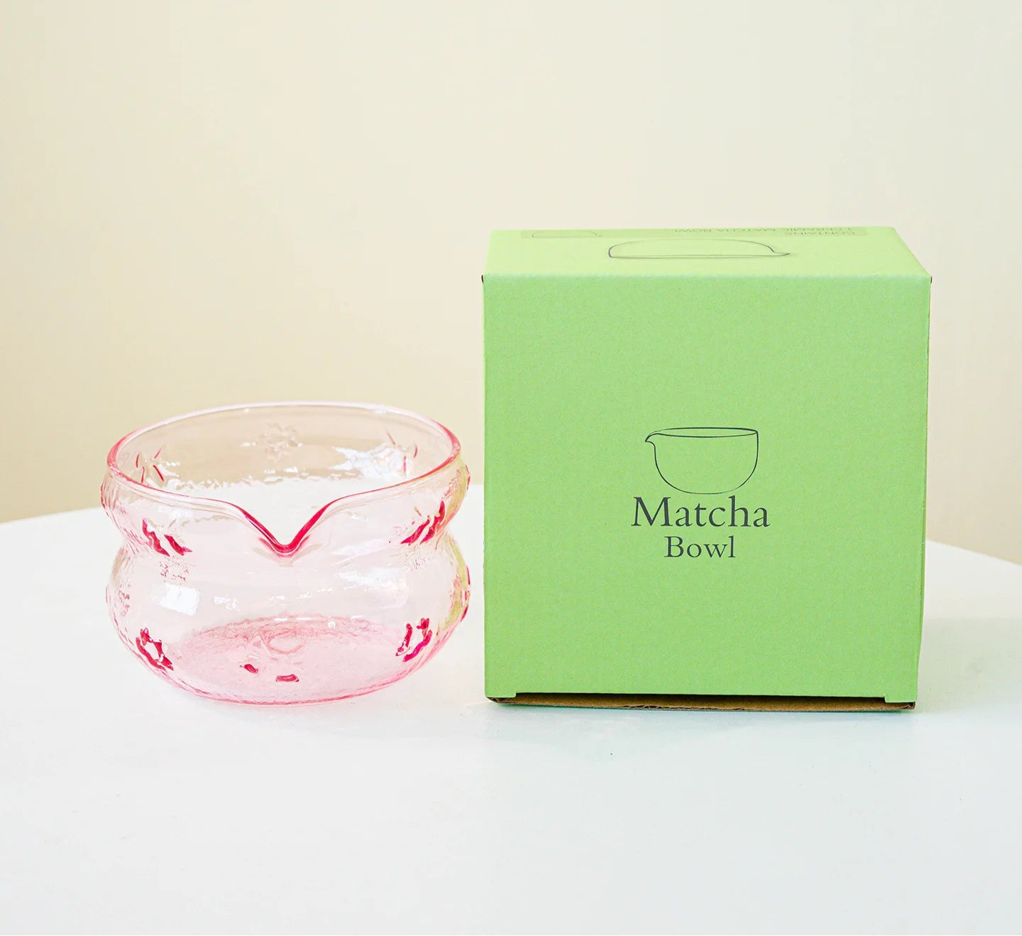 Matcha Set aus Glas