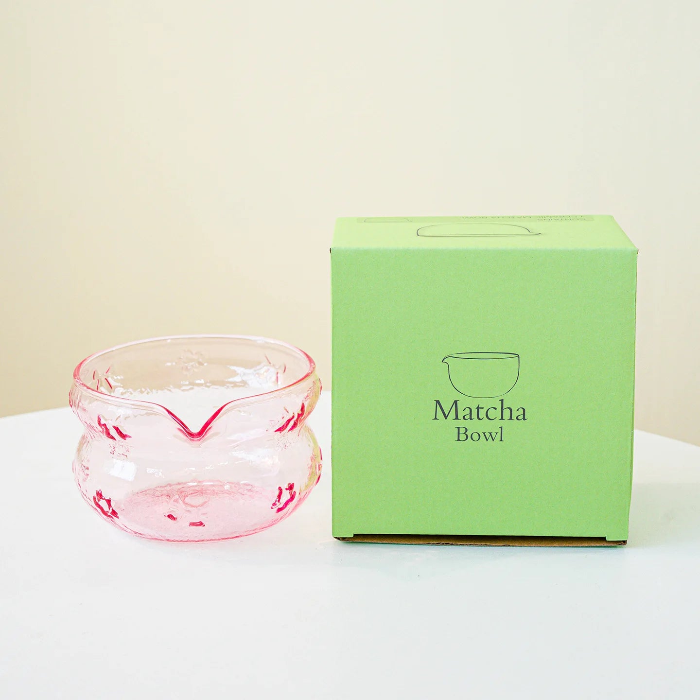 Matcha Set aus Glas