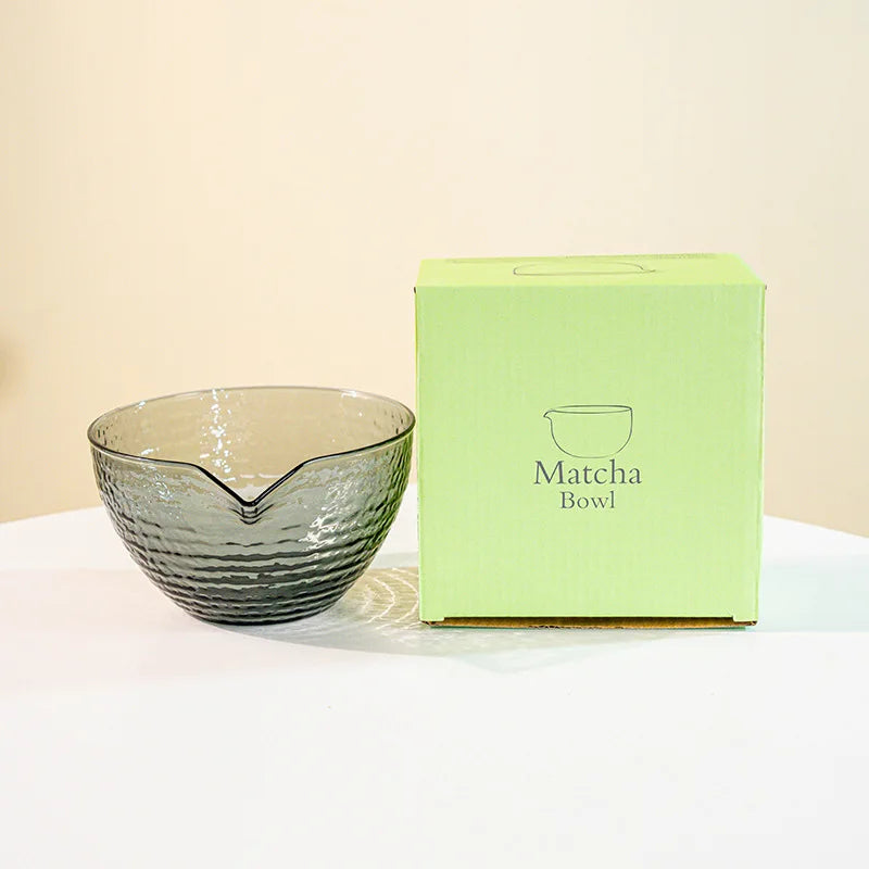 Matcha Set aus Glas