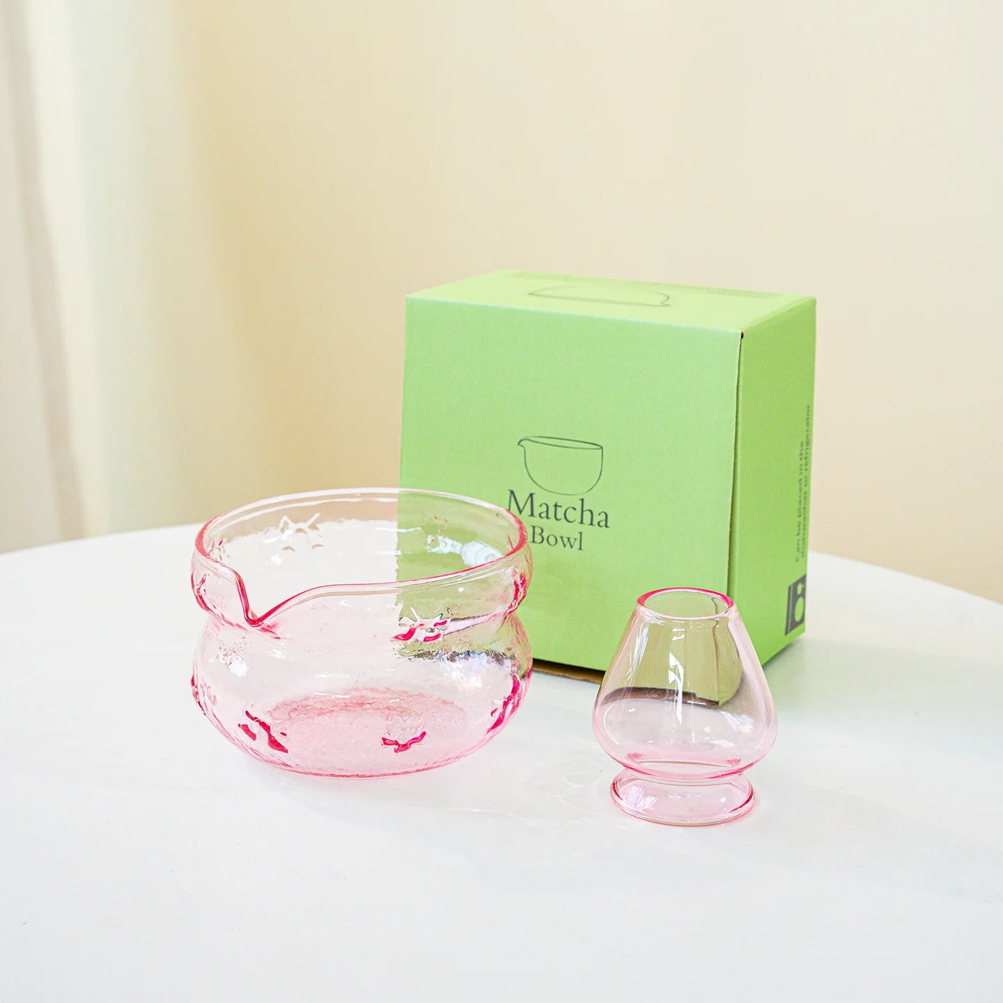 Matcha Set aus Glas
