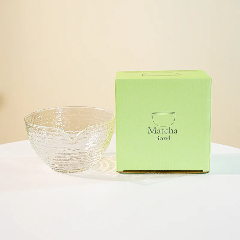 Matcha Set aus Glas